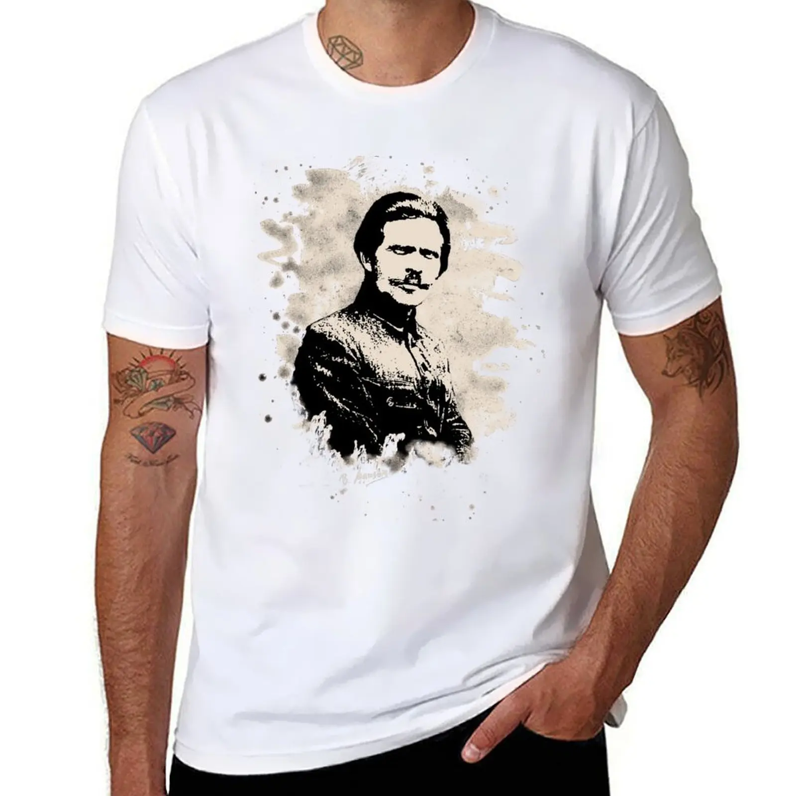 

Nestor Machno T-Shirt cotton tshirt 100% t shirts for man graphic vintage T-Shirt