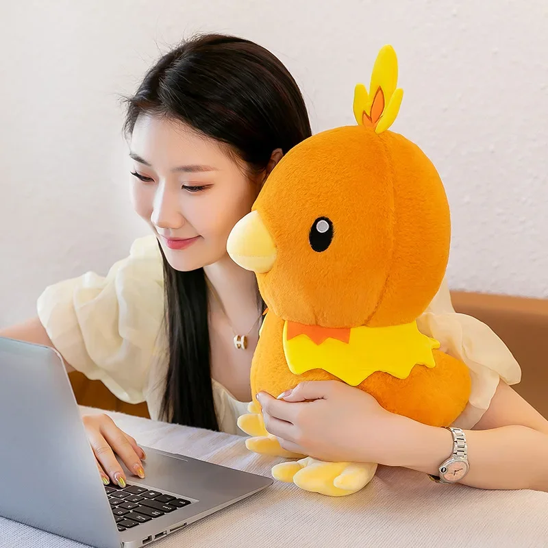 30-100cm Pokemon Torchic duża pluszowa zabawka Anime lalka kreskówka Pokémon Torchic wypchana pluszowa poduszka prezent urodzinowy dla dzieci