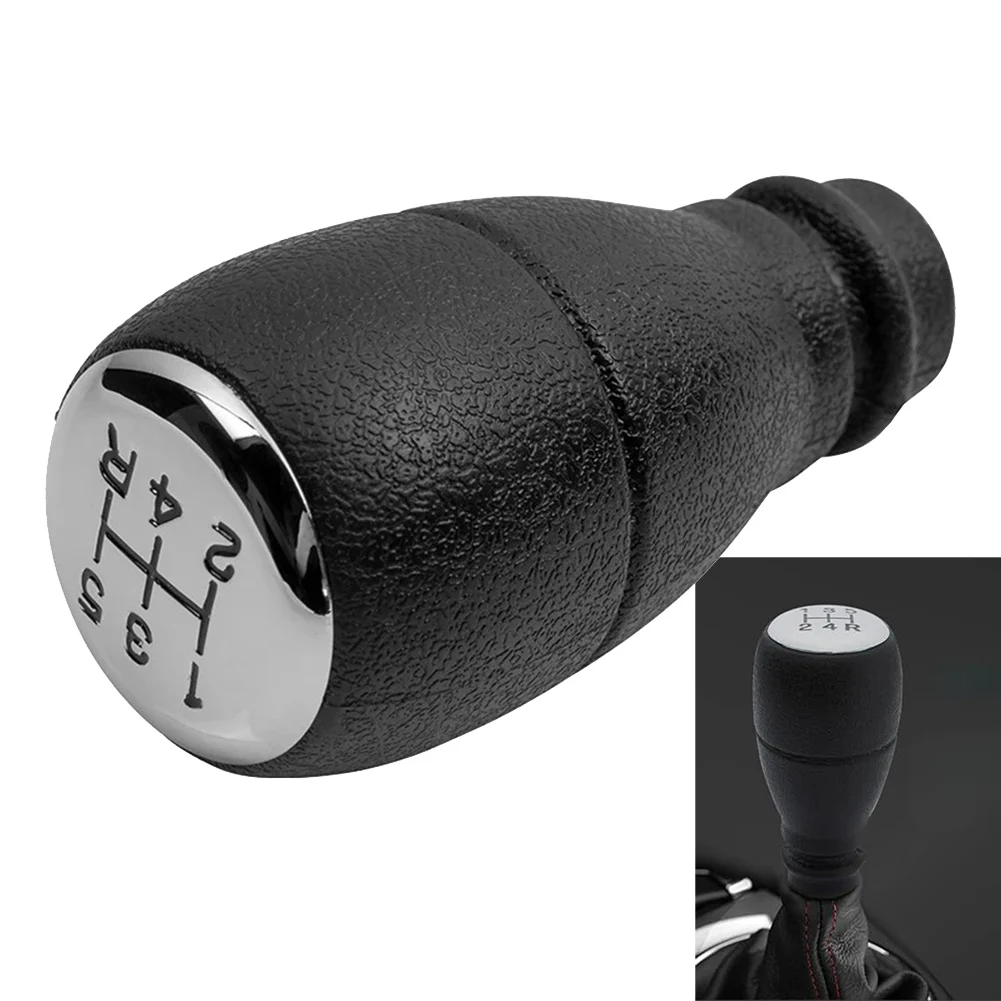 

5 Speed Gear Shift Knob Black Interior Replacement For Berlingo For Partner 1996-2008 ABS Car Interior Accessories