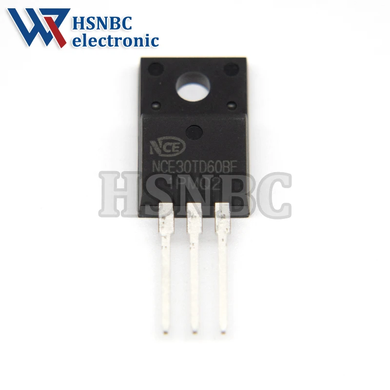 10PCS NCE30TD60BF NCE30TD60B 30TD60BF 30TD60 TO-220F 30A 600V IGBT Power Transistor 100% New Original