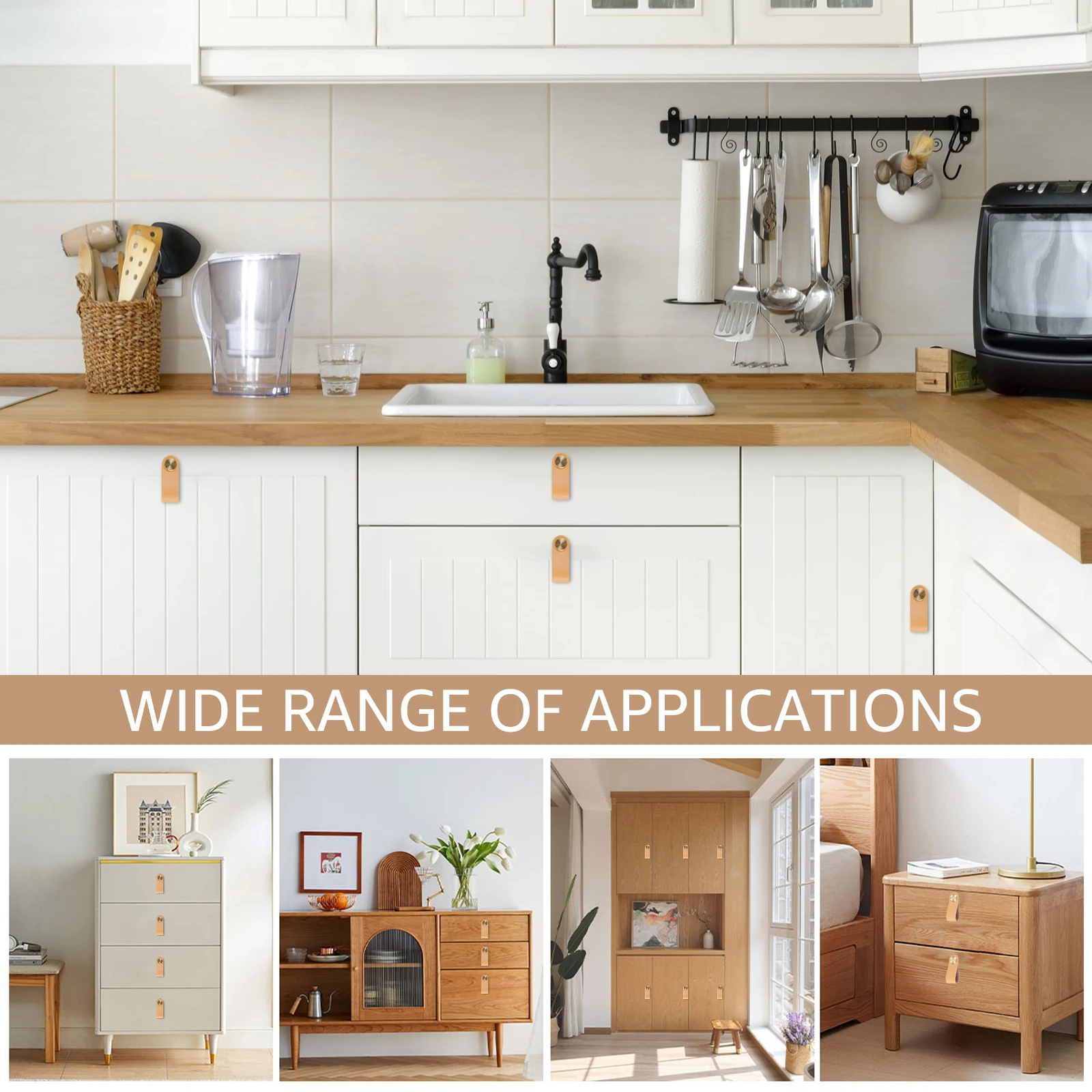 12/6 pçs gaveta de couro puxa puxadores de couro puxadores de armário decorativo guarda-roupa alças para gavetas de armário de cozinha bat