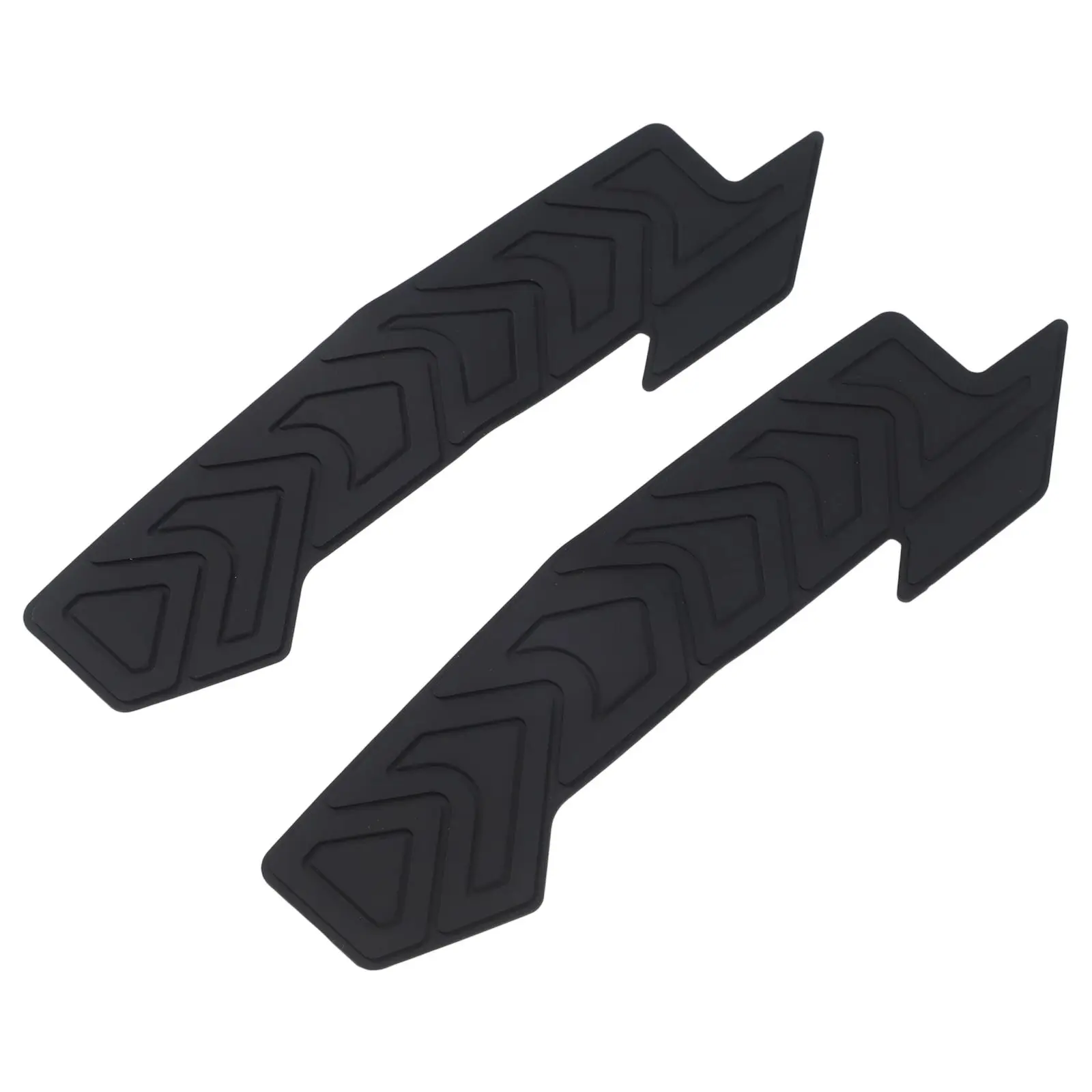 Bike Frame Protector Set 2PCS Silicone Stickers for Chain Stay and Down Tube Protection from Rock Strikes and General Wear