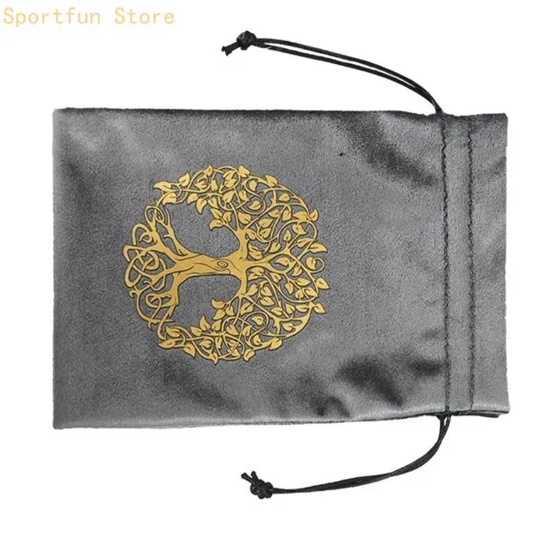 Tarot Drawstrings Bag Jewelry Pouches Oracles Cards Pouches Gift Bag X7JD