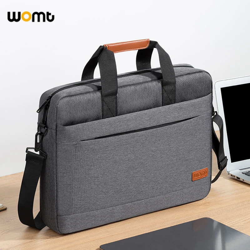 15.6 inch Laptop Shoulder Bag Shockproof Computer Bag Men Briefcase for MacBook Pro 16