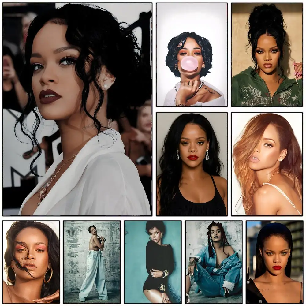 Talented Singer R-Rihanna Poster Wall Art Print Decorative Mural Home Decor Gift Unframed