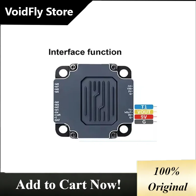 VoidFly 1.2G / 3.3G 4W VTX Analog Transmitter High Power Wireless Video Transmission for Axisflying RC FPV Drone Quadcopter Acce