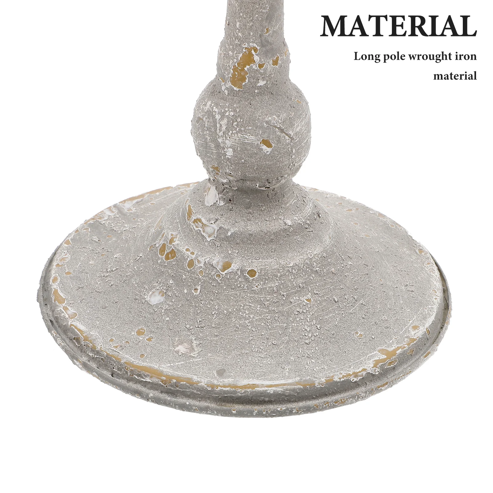 

1pcs Taper Holder Iron Metal Stand For Taper Candles Decorative Home Decor Vintage Candlestick Delicate Base Pillar