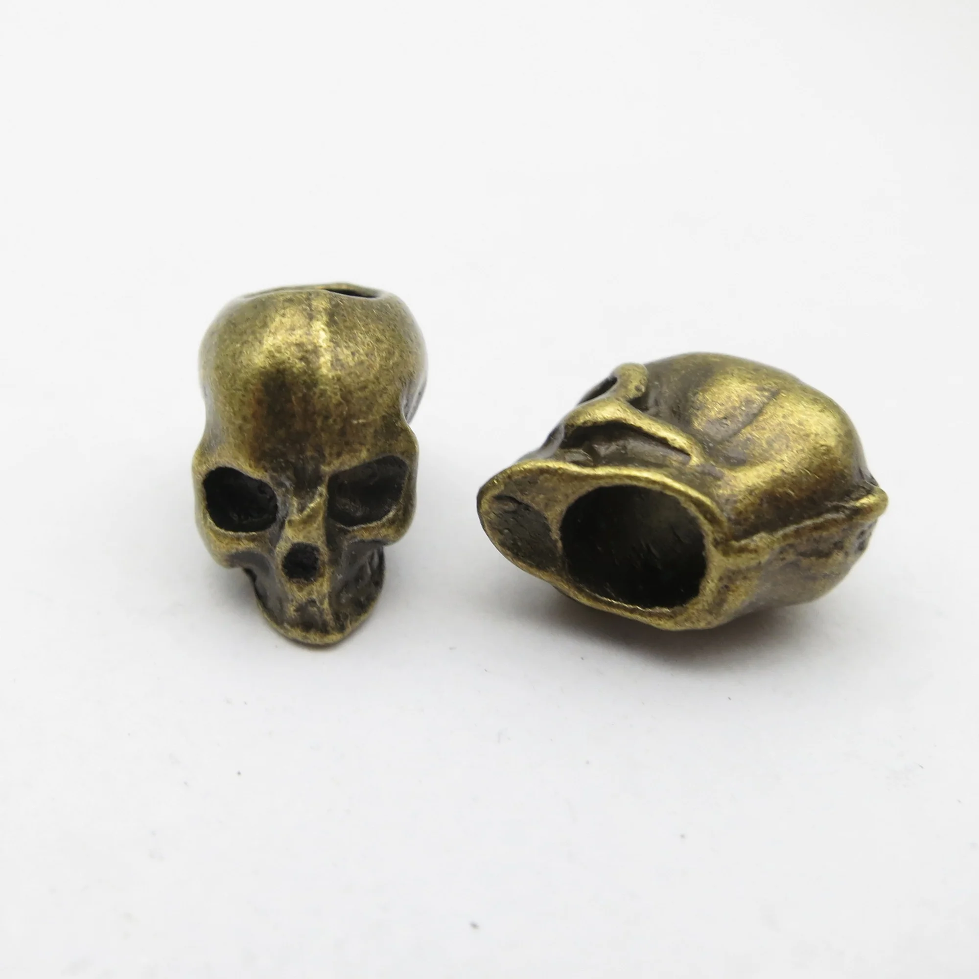 5pcs skull beads Viking Beard Beads Alloy Hair Beads for Braids, Hair Jewelry Dreadlock Decorations beads