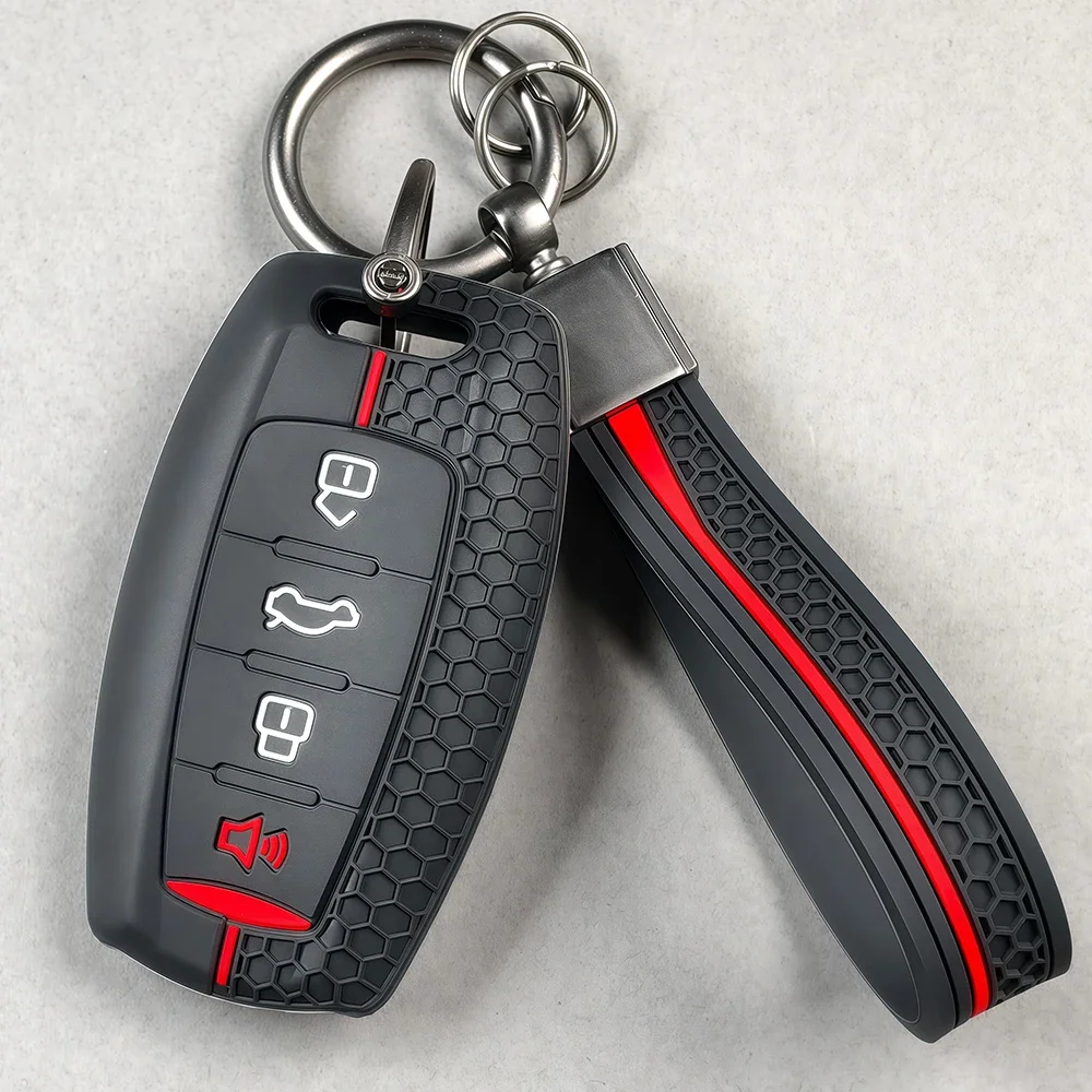 Schlüsselanhänger-Schutzhülle für Haval H6 H7 H9 H4 Hover H2S F5 F7 F7X F7H Dargo Jolion Silikon-Fernbedienungs-Schlüsselhülle Autoschlüssel-Etui – Detail 2