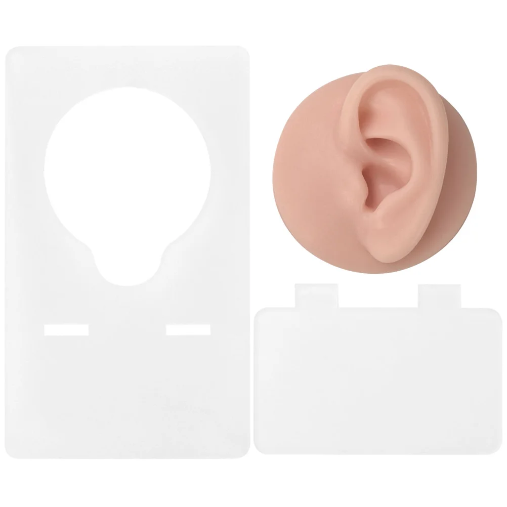 

Silicone Puncture Practice Skin Soft Piercing Ear Fake Body Parts for Accessories Make Up