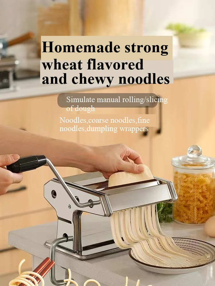 

Manual Noodle Press, Household Small Multi-Function Noodle Machine, Noodle Rolling And Making Machine