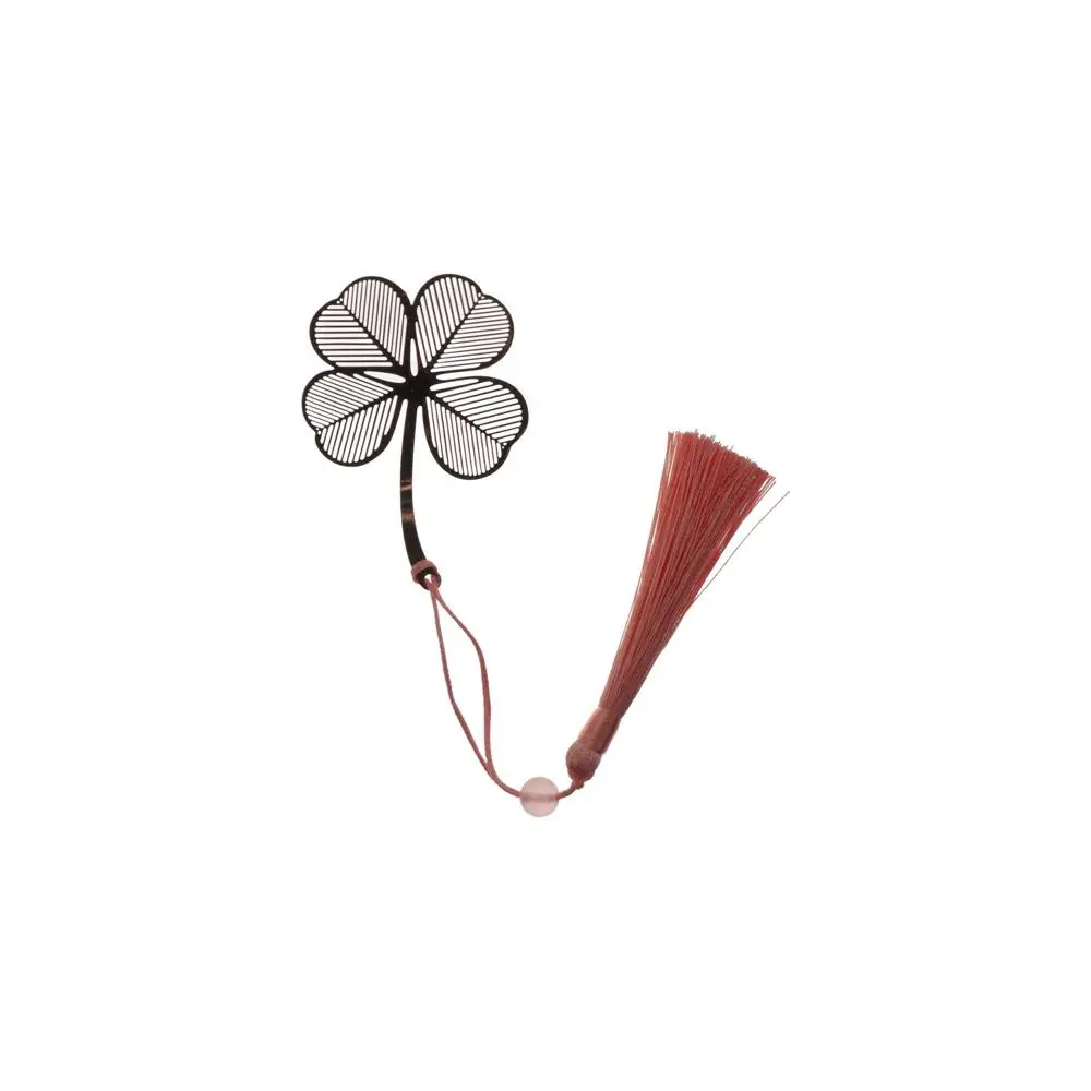 Leaf Student Stationery Birthday Gift Metal Reading Bookmark Book Paginator Book Page Marker Hollowed Leaf Flower Bookmark