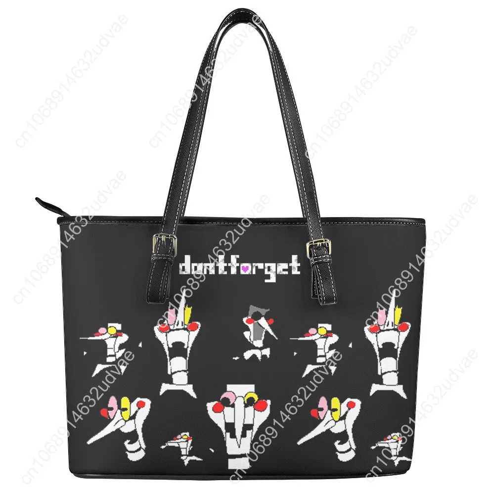 Deltarune Spamton Undertale Handbag Womens Mens Personalized Tote Bag Fashion Shoulder Bag Business Travel Grocery Bag Gift