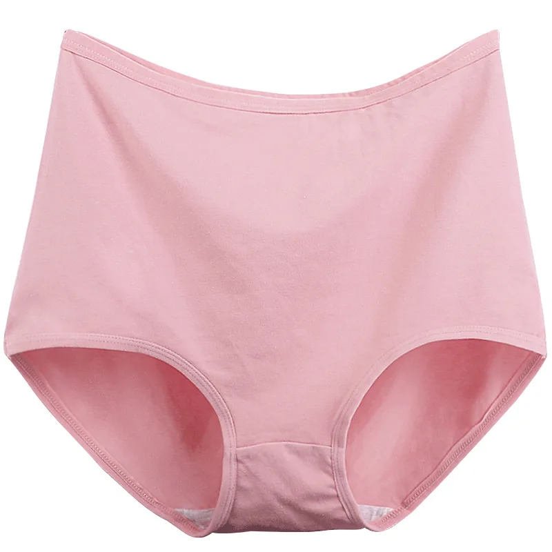 

100kg Large Size Underwear Women's Panties Pure Cotton High Waist Young Girl Cotton Women's Briefs New трусы женские
