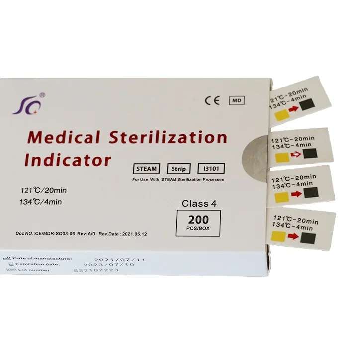 Medical Sterilization Consumable Steam Indicator Strip Card Autoclave Chemical Indicator