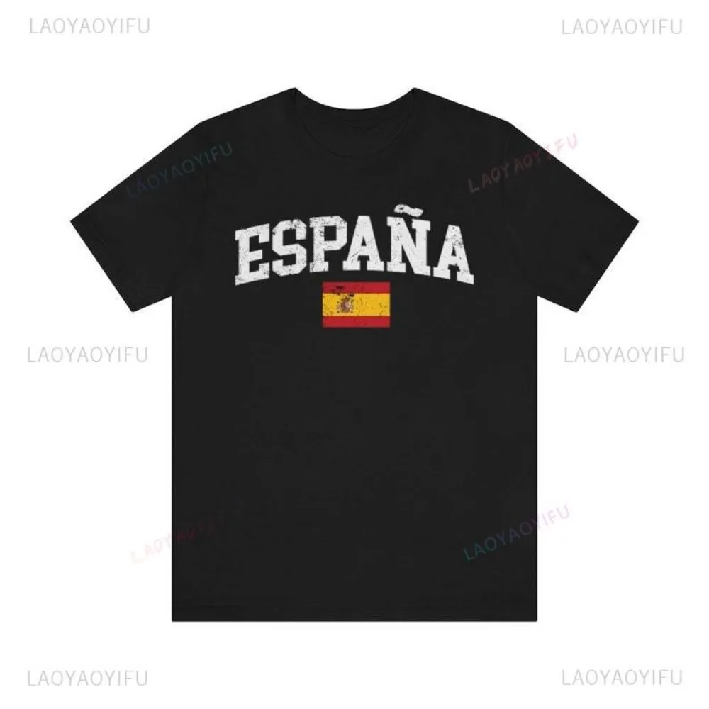 Spain Coat of Arms Graphic T Shirts España Coat of Arms Coat of Arms of Spain Aesthetic Clothes T-shirts Hipster Short Sleeve