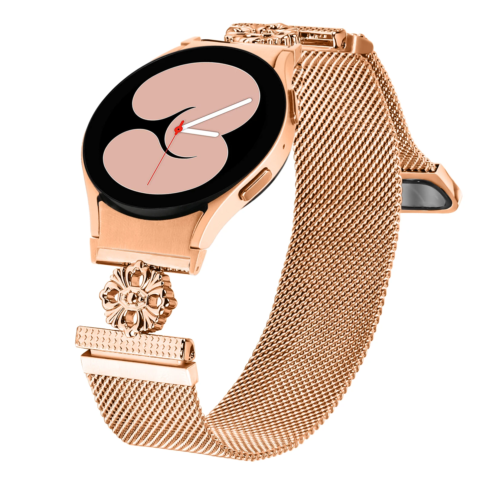 Quick fit milanês sem lacunas banda para samsung galaxy watch7 6 5 4 banda pulseira milanesa galaxy watch6 5 4 pulseira de laço magnético