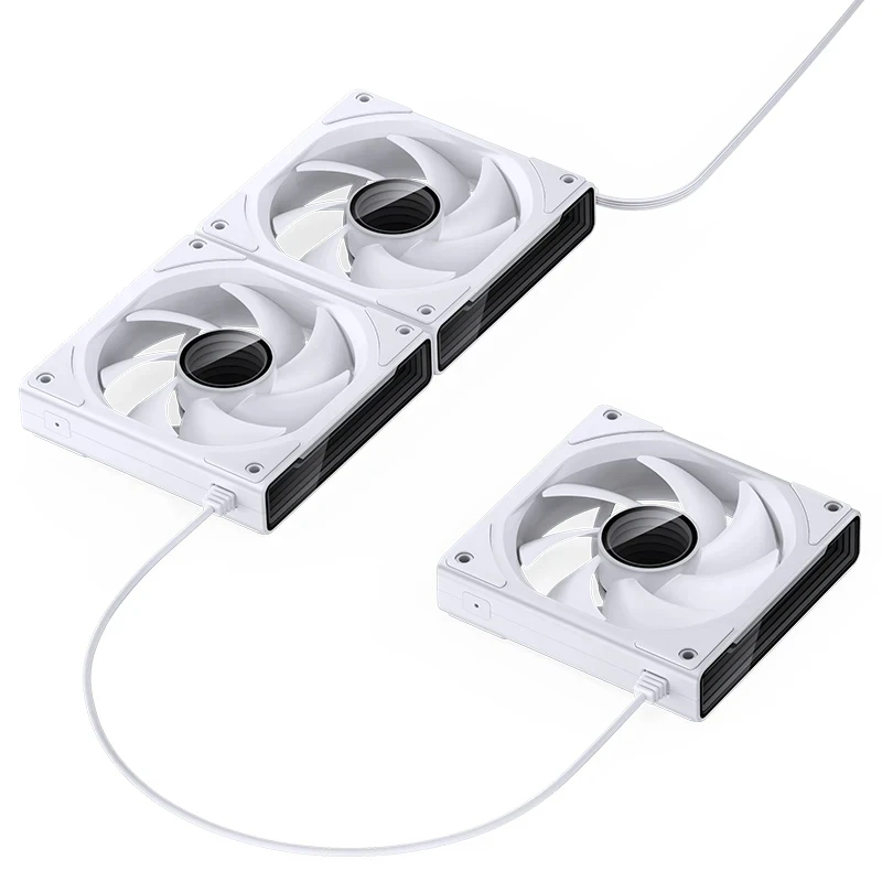 JONSBO ZK-120 3 in 1 12 CM Computerkast Fan 120 MM Reverse Fan 4PIN PWM 5 V ARGB Cooling Slient Fan Draadvrij splicing Koelventilator