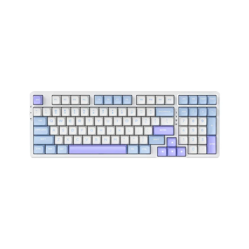 Teclado mecânico sem fio VGN V98 Pro V2 PBT RGB teclado para jogos de escritório