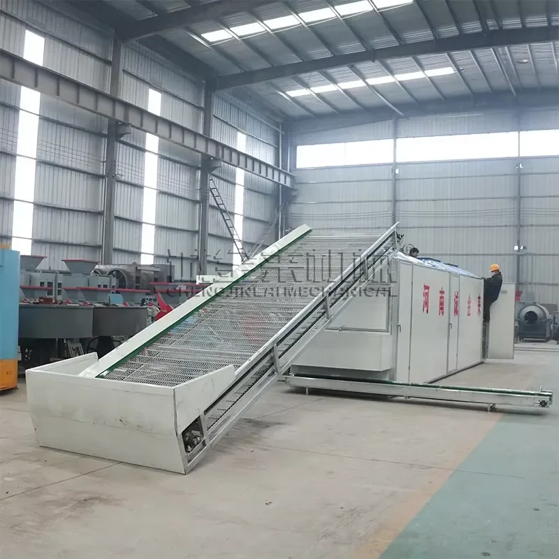 Factory Sale Charcoal Briquettes Polyester Dryer Mesh Belt Conveyor Different Material Drying Machine