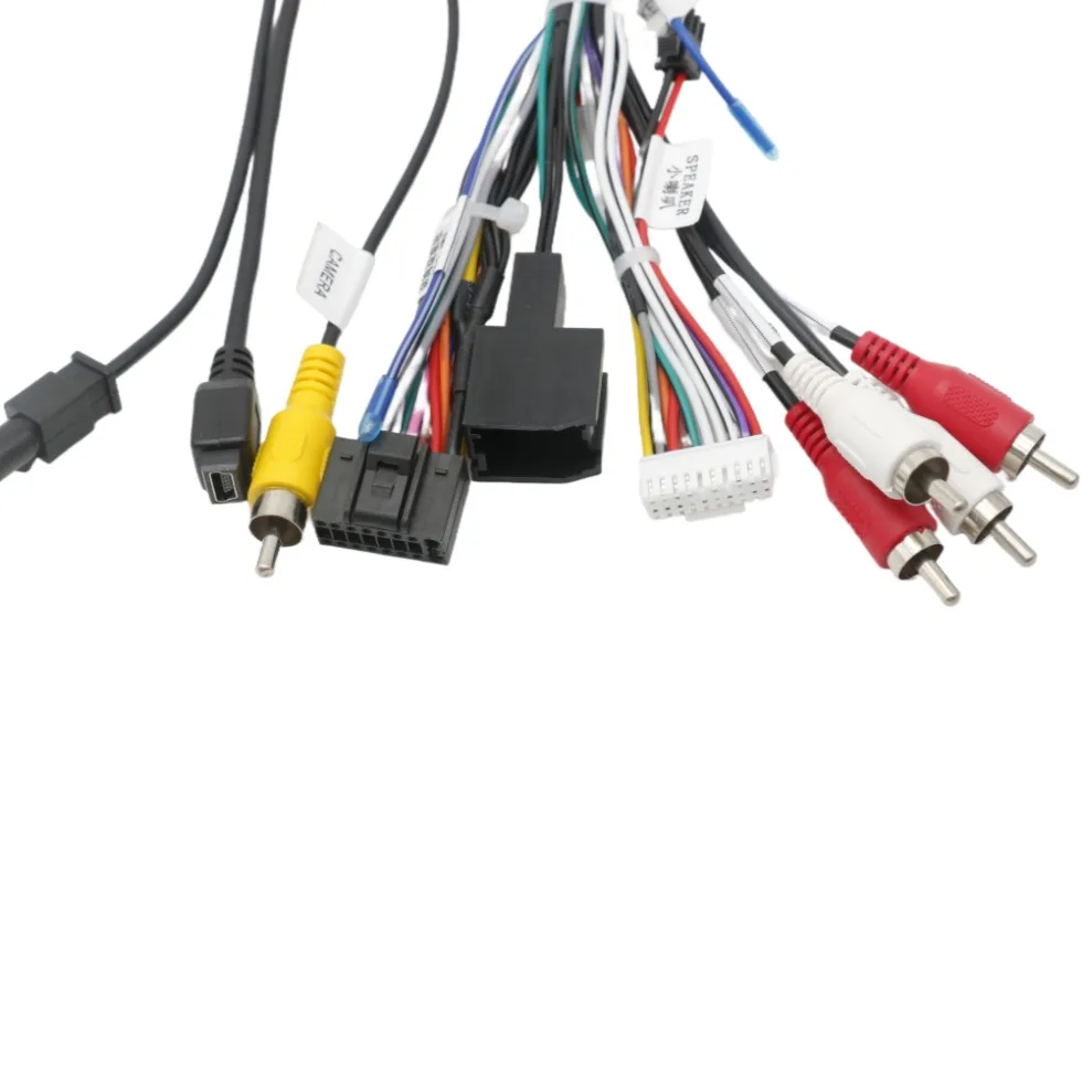 

Автомобильный аудиоадаптер с 16-контактным разъемом и декодером CANBUS для моделей Chevrolet GM, адаптер питания GM-SS-04A, Plug & Play