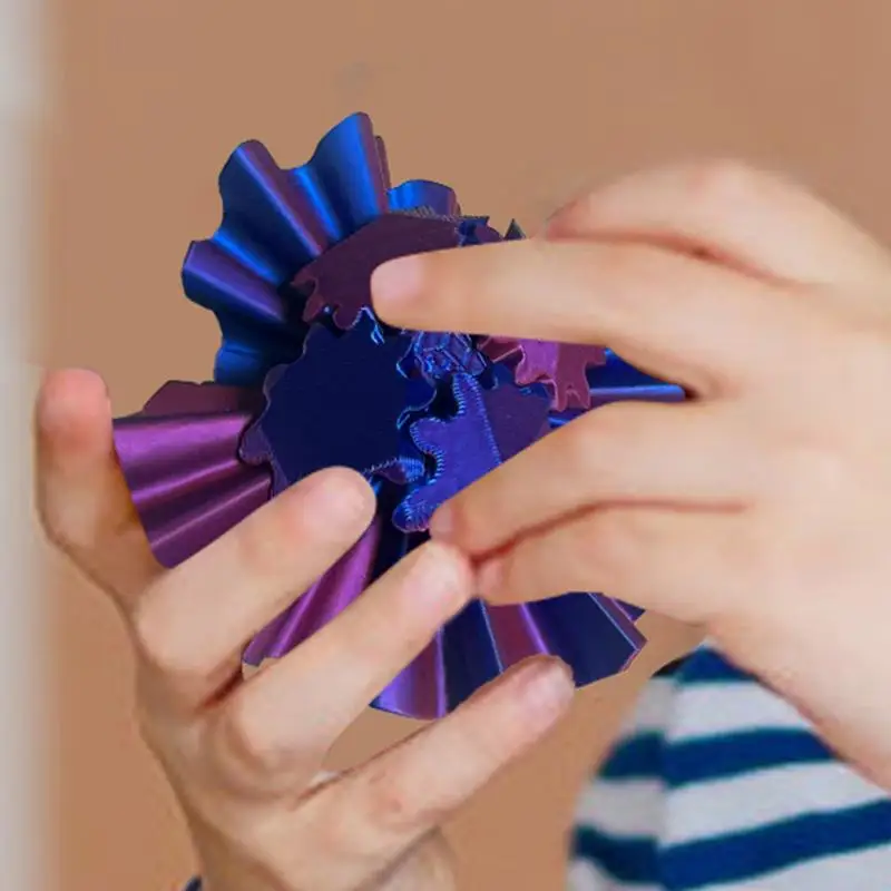 Boule de Jeu Anti-Stress Imprimée en 3D, Jouet Sensoriel pour Enfant et Adulte, Cadeaux d'Anniversaire