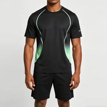 Men's Running Set 2026 Summer Breathable Quick Dry Mesh Sportswear Lightweight 1