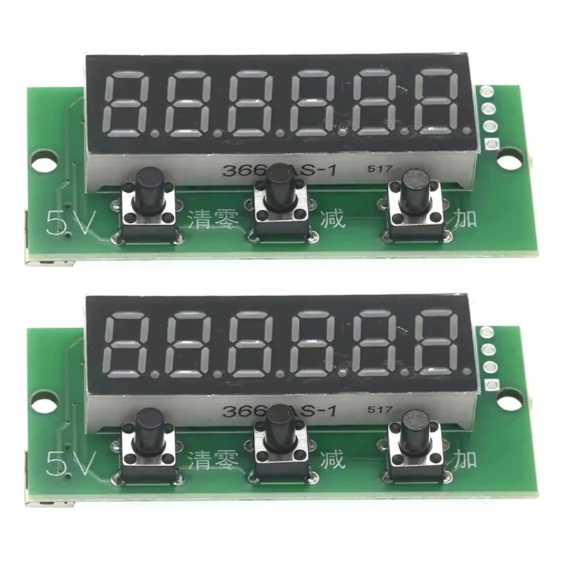 462D 5V 0-999999 Electronic Digital Counter Module LED Switching Counter Module
