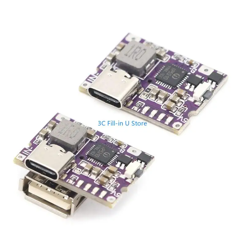 G8TA Duradero Tipo-C Tablero carga 5V 3.1A Placa módulos carga y descarga para teléfonos 5V 4.2V Módulos paso