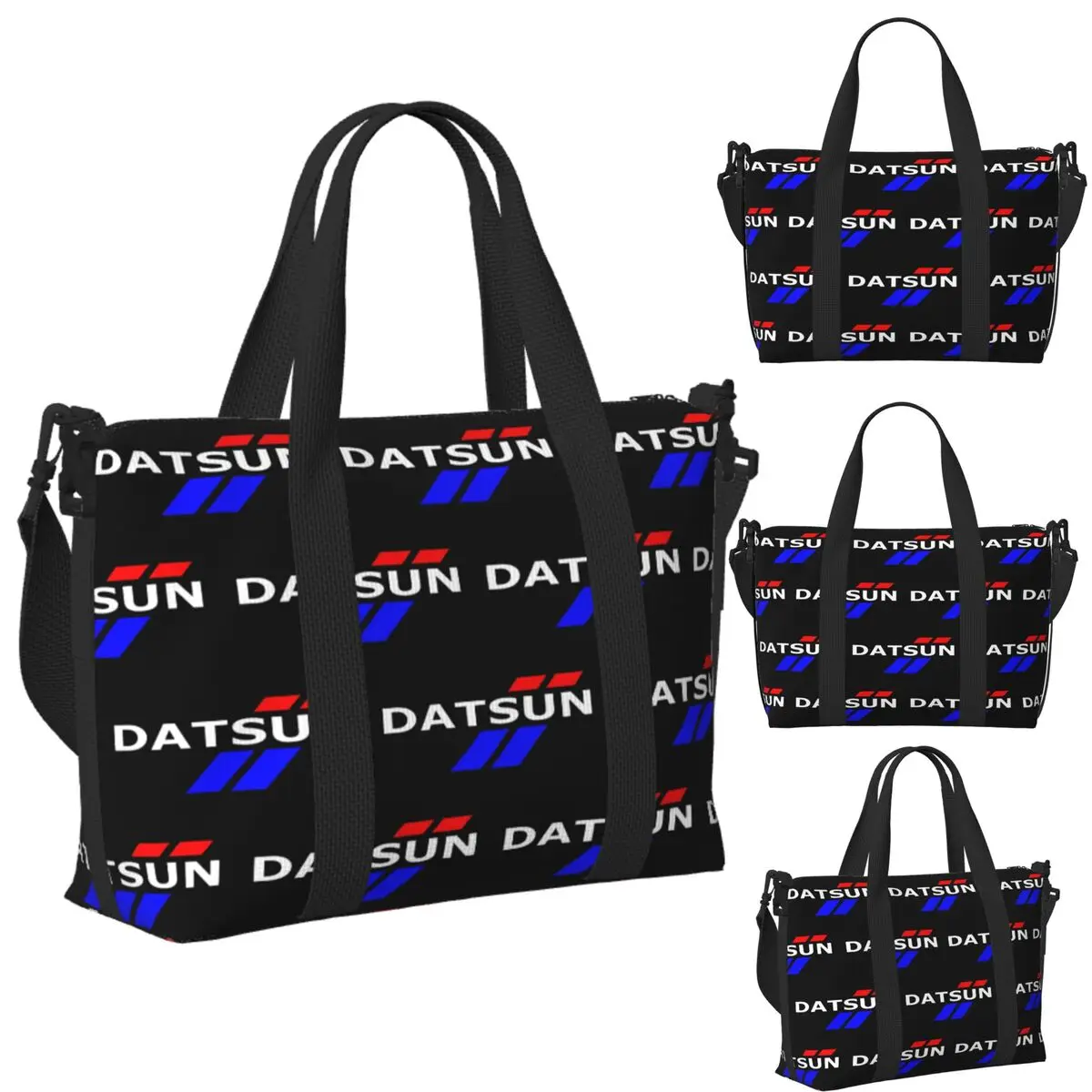 

Custom Datsun Bre Beach Travel Bag Large Capacity Tote Bags for Gym Sport Women Shopping Duffle Shoulder Bag
