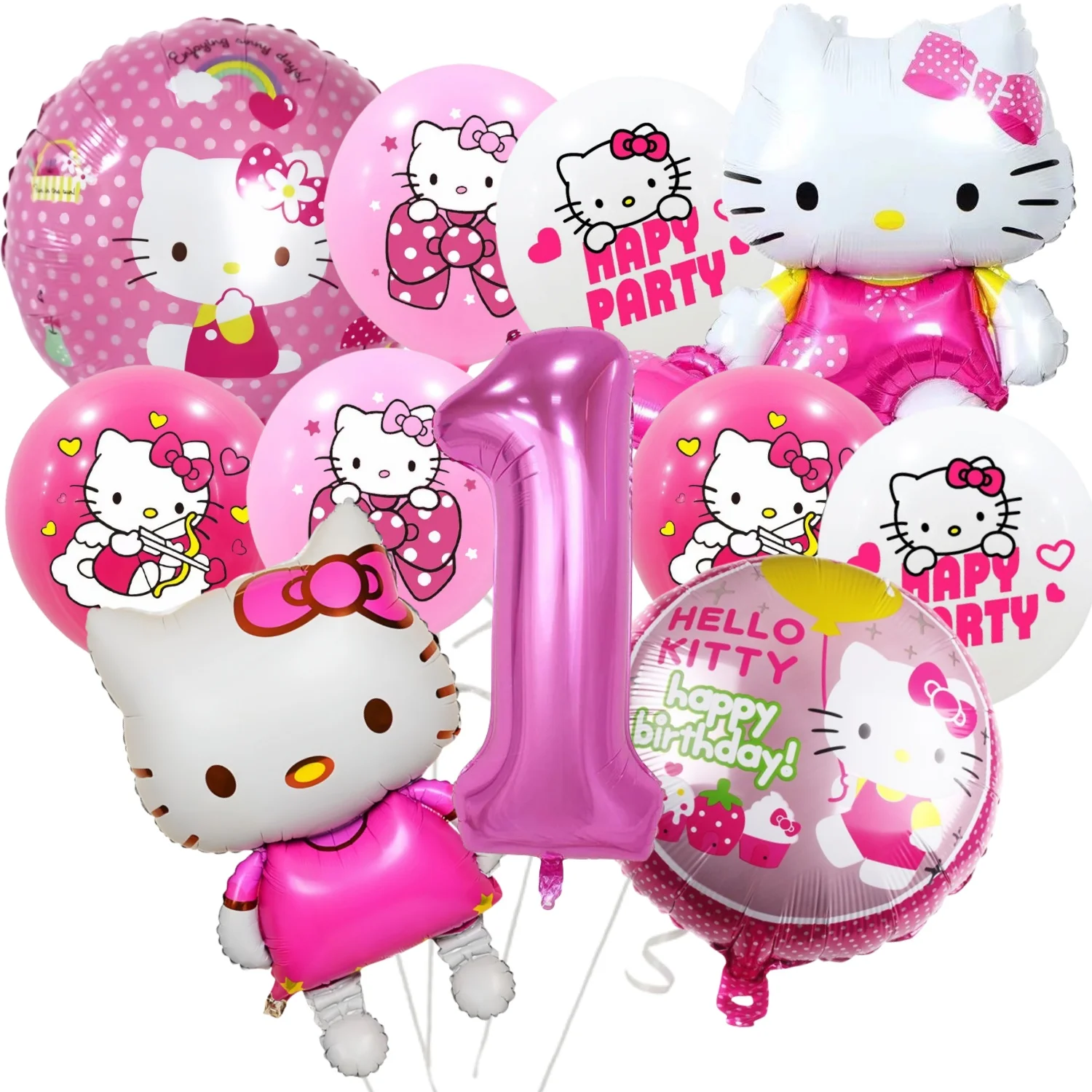 Hello Kitty Verjaardag Decoratie Wegwerp Servies Kitty tafelkleed Party Cup Plaat Servetzakken Babyshower Meisje Feestartikelen