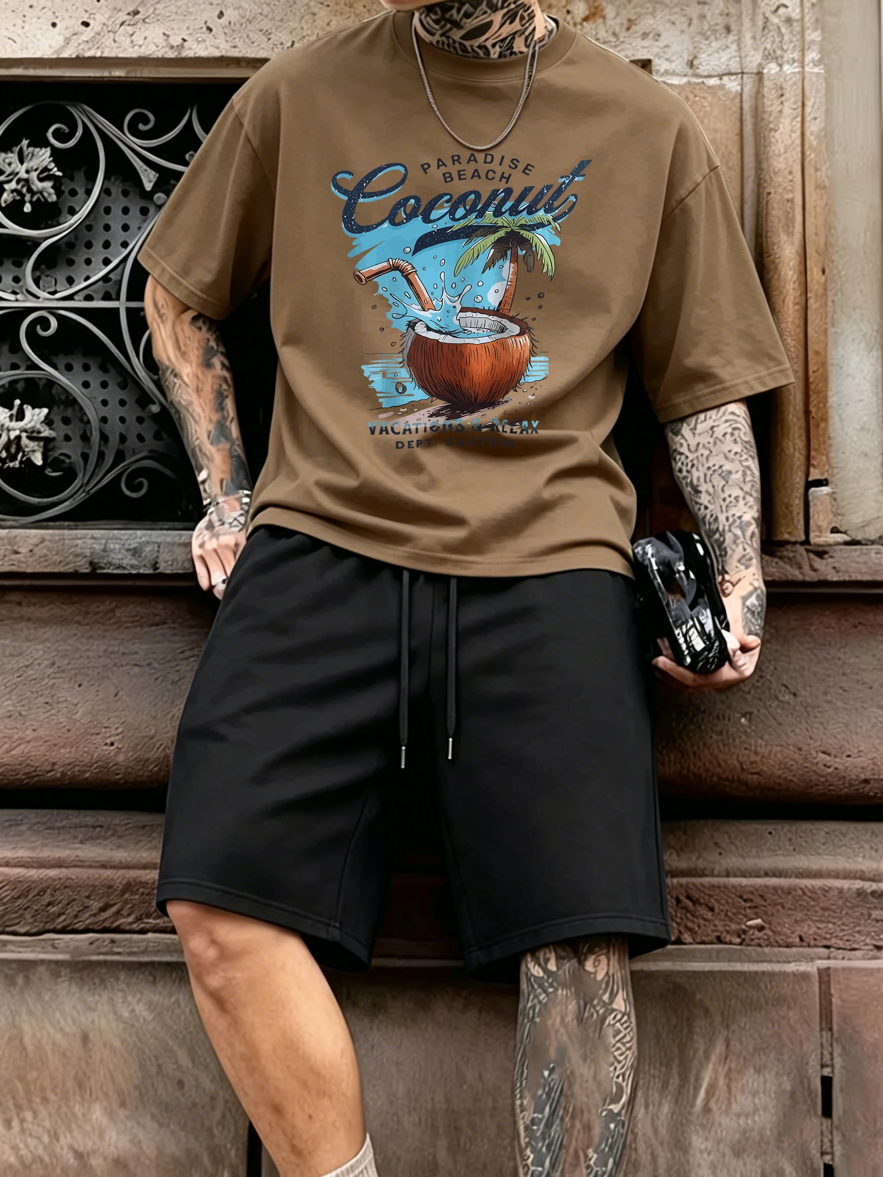 

Dogs And Humans High Five For Red Love Printed Summer Cotton Running Man'S Short Sleeve Set Sport Soft Tees Drawstring New Pants