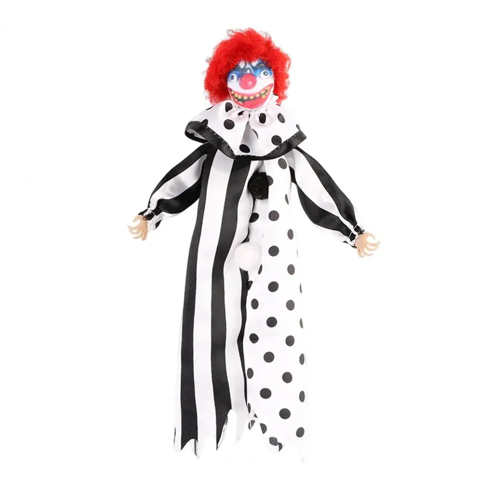 Halloween Hanging Decorations Clown Face Pendants Halloween Decoration Hanging Clown Pendant Jester Plush Ornament for Party