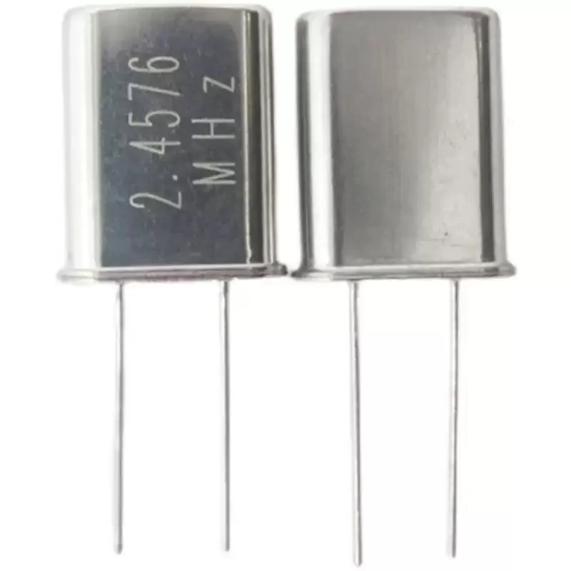 

10pcs 2.4576MHZ 2.4576 Low frequency passive in-line crystal resonator HC-49U 49U DIP-2 2 feet 2.4576M genuine