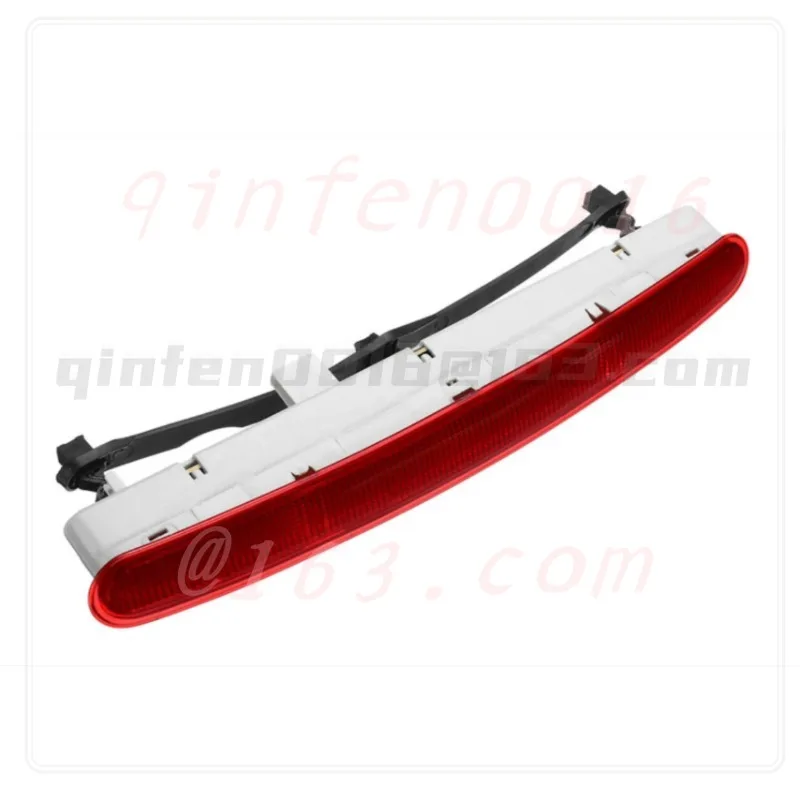 For Volkswagen Beetle 1998 To 2010 Rear Tail Replacement High Level Brake Light Assembly Chrome Housing LED Red / black