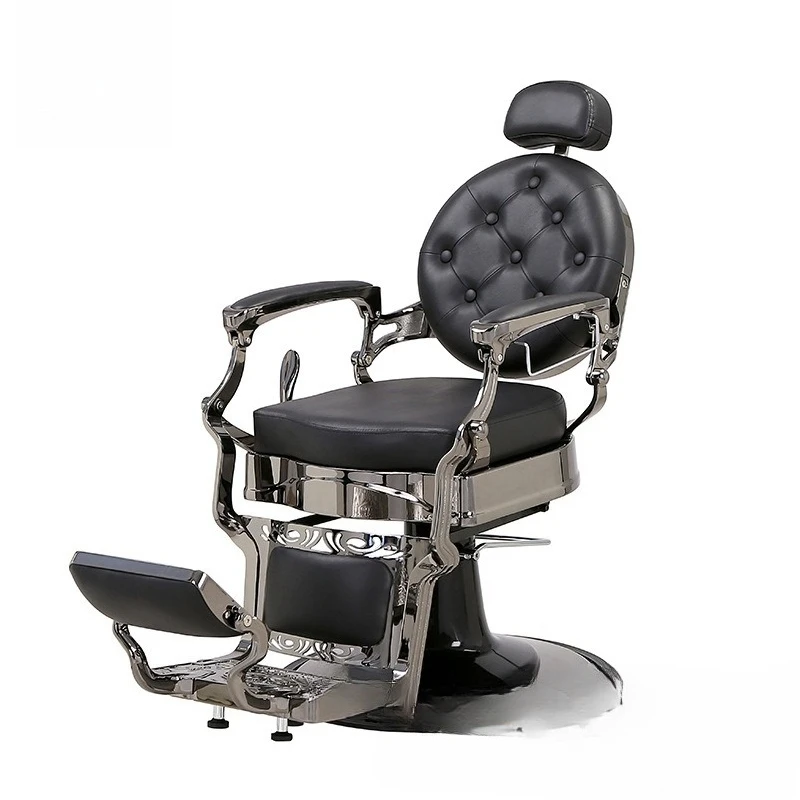 

Парикмахерское кресло с функцией подъема и откидывания, для мужского бритья и стрижки, в ретро-стиле, для салонов красоты.