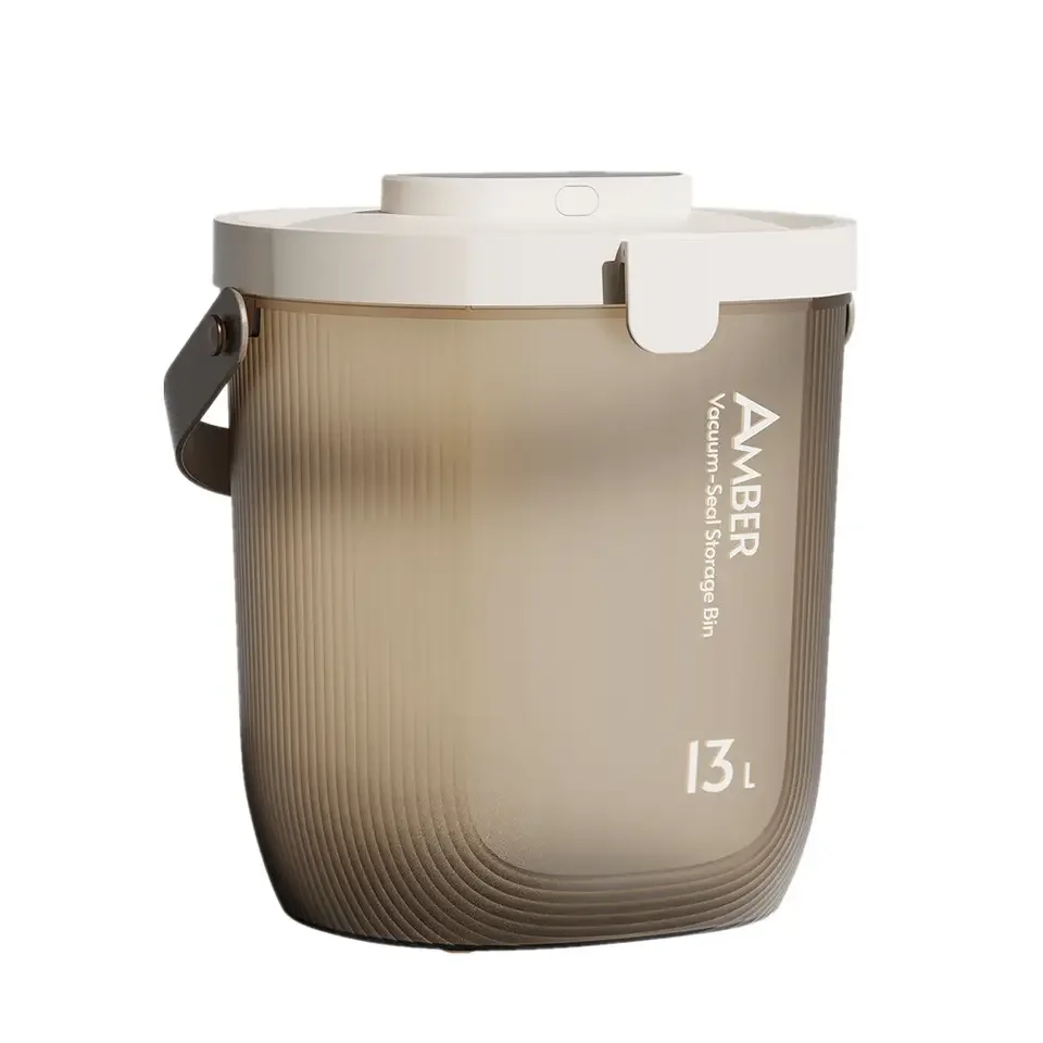 

Wholesale Smart Cat Food Storage Barrel Vacuum Grain Storage Barrel sealed Moisture-proof Mildew-proof Dog Food Barrel