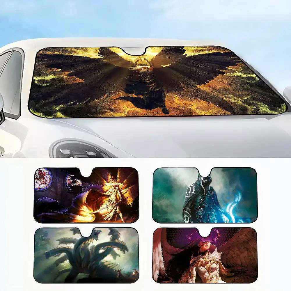 

Игра Magic The Gathering автомобильный солнцезащитный козырек автомобильный изоляционный солнцезащитный козырек на лобовое стекло, солнцезащитный козырек с УФ-блокировкой