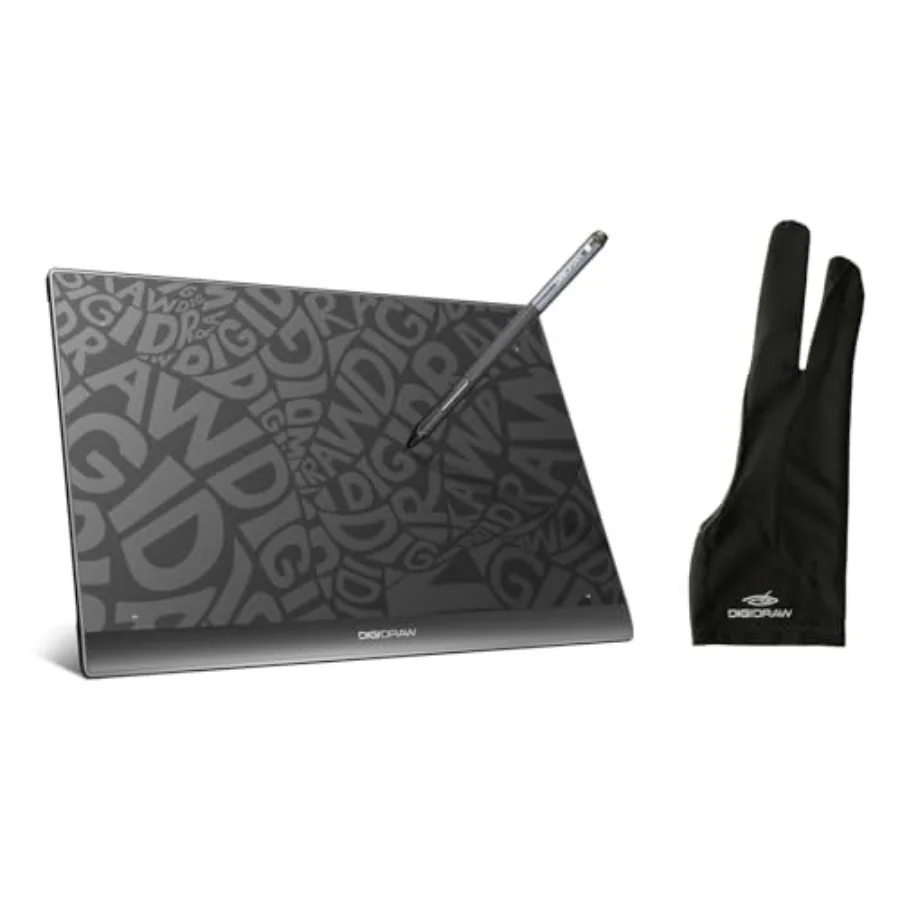 

T610 Drawing Tablet with Artist Glove Graphics Pen Tablet All-in-One Bundle for Digital Art Sketching Note Taking Office Work G