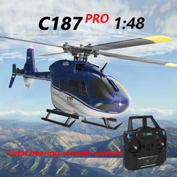 RC ERA C187 2.4G 4CH  Helicopter Single Blade EC-135 Scale 6-Axis Gyro Electric Flybarless RC Remote Control Helicopter RTF