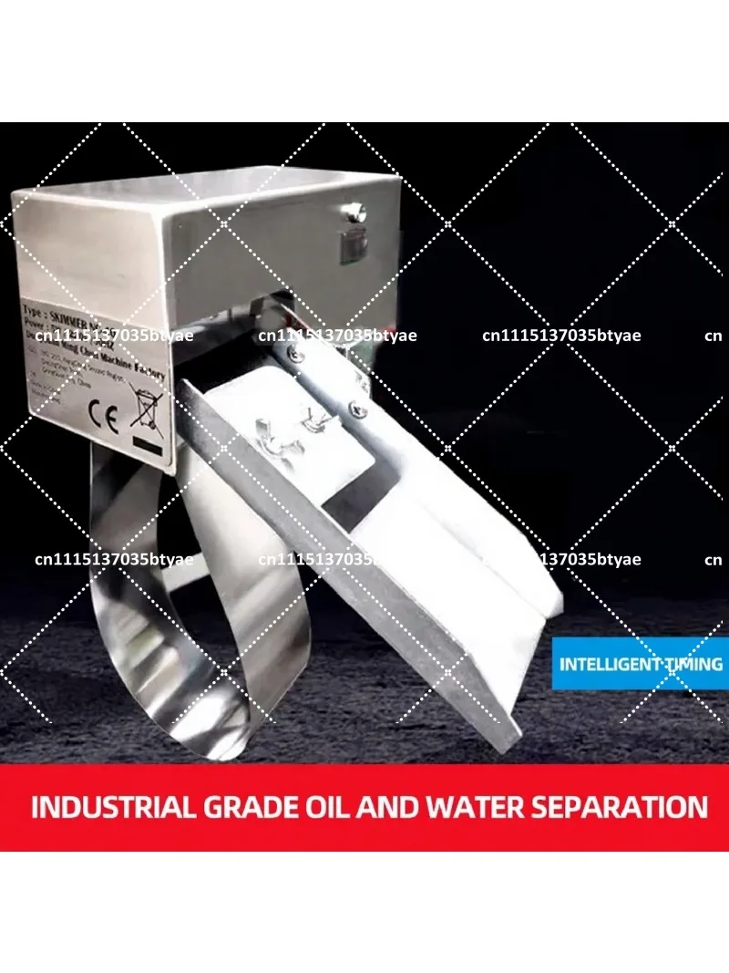 Industrial Oil Water Separator Portable Mini Oil Skimmer CNC Steel Belt Oil Scraper Degreaser Machine