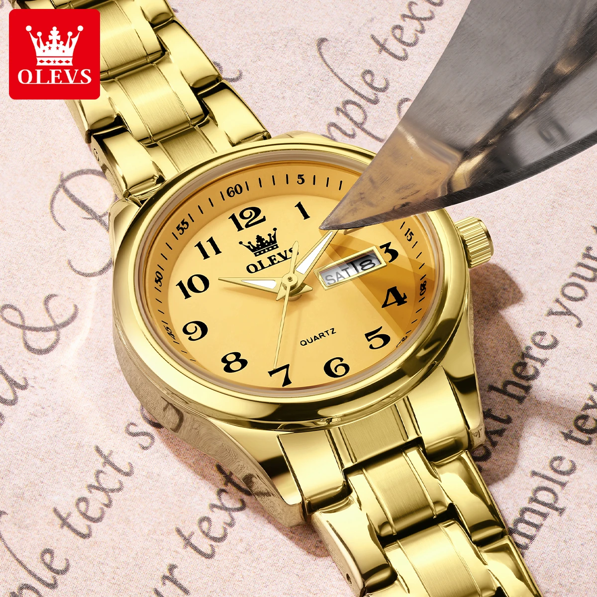 

OLEVS 5567 Woman Watches Elegant Classic Fashion Quartz Watch Waterproof Luminous Week Date Watches For Woman Gifts Reloj