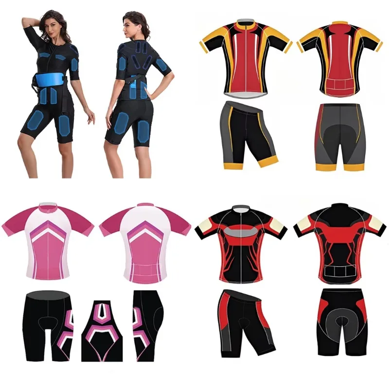 Wireless EMS Muscle Machine with Full Body EMS Suit, Electric Muscle Stimulator for Fitness Training, Home/Gym Salon Use