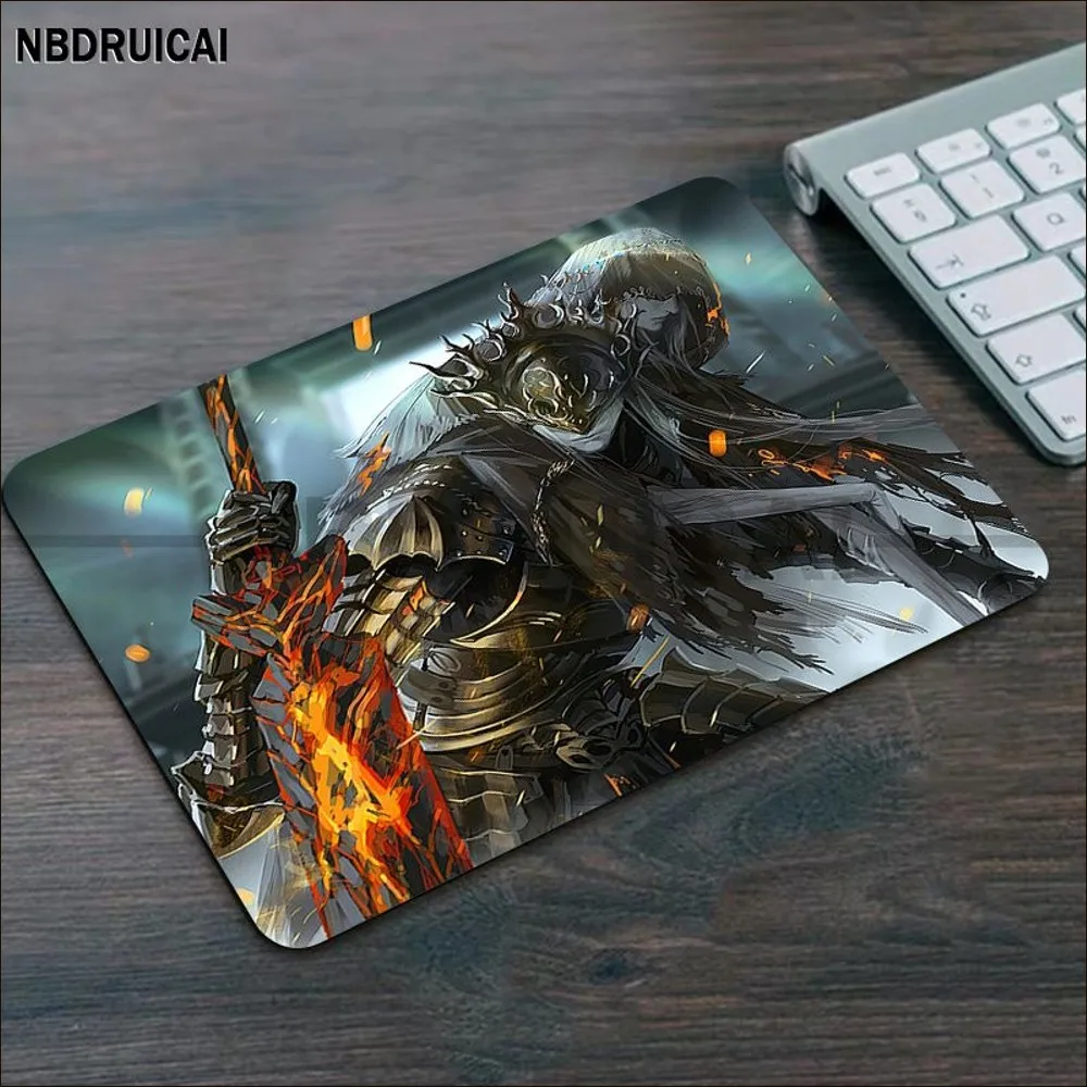 Grande Non-Slip Lockedge Dark Souls Mousepad, Espessado Writing Pad, Mouse Pad, Desktop, Escritório, Estudante, Jogos, Home Decor Cushion