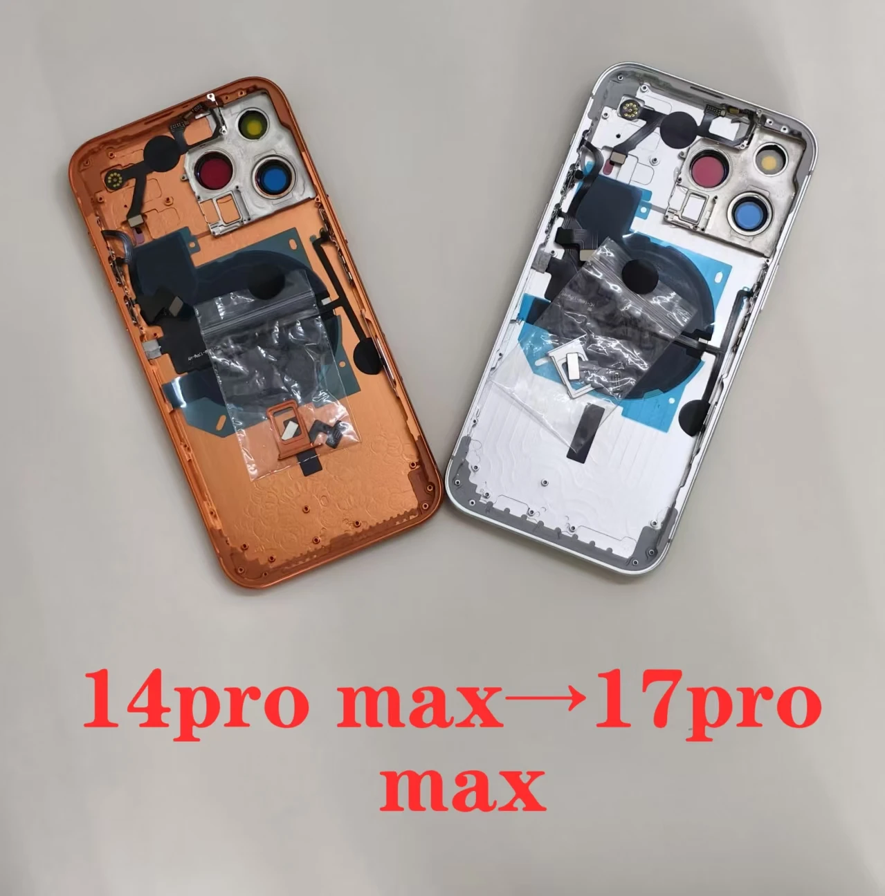 DIY Back Shell For iPhone 14 Pro Max Like 17 Pro Max Back Cover