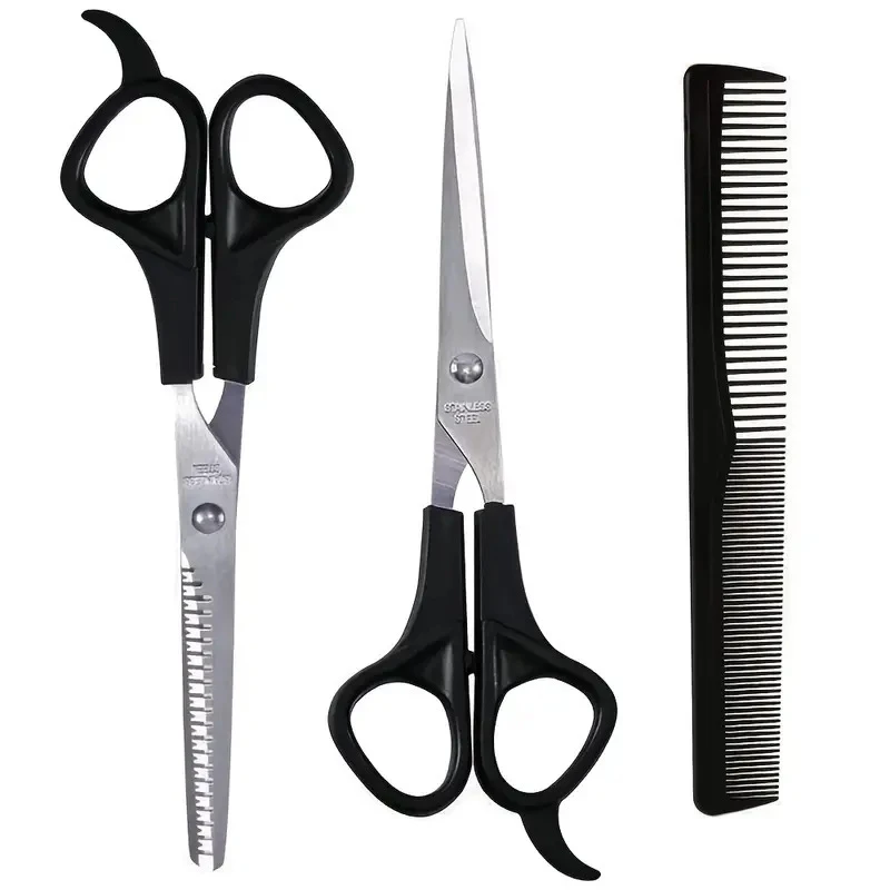 Salon Barber Cloak Set Barber Stylist Cloak with Adjustable Buckle Neck Dust Removal Brush and Comb Barber Shop Tool