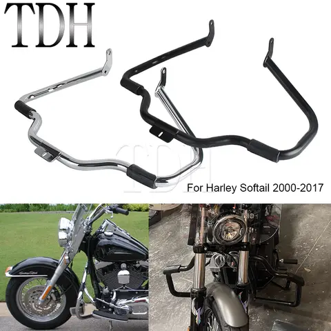 Guarda Motor para Harley Softail, Rodovia Bater Bar, protetor de Fat Boy Lo FLSTF FLSTFB Heritage Softail clássico FLSTC 2000-17
