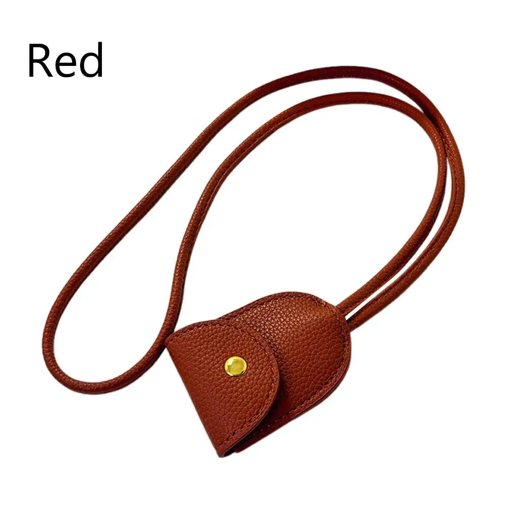 بو شنقا حبل قلادة اللون البني الأسود اللون سترة سلسلة قلادة متعددة الوظائف استخدام سلسلة المفاتيح المحمولة تخزين قلادة