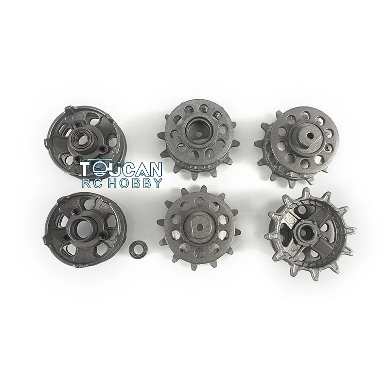 อะไหล่รถถังบังคับวิทยุ Henglong RC รุ่น T90 ขนาด 1/16 ของรัสเซีย  ชุดเฟืองโลหะ 3938 อะไหล่ทดแทน THZH0161