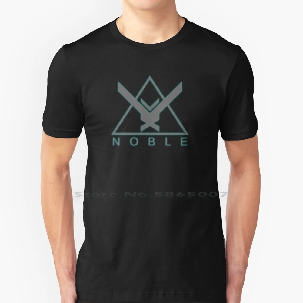 Noble Team T Shirt 100% Cotton Master Chief Installation Forerunner Prophet Covenant Unsc 117 Bungie 343i Remember Reach Noble